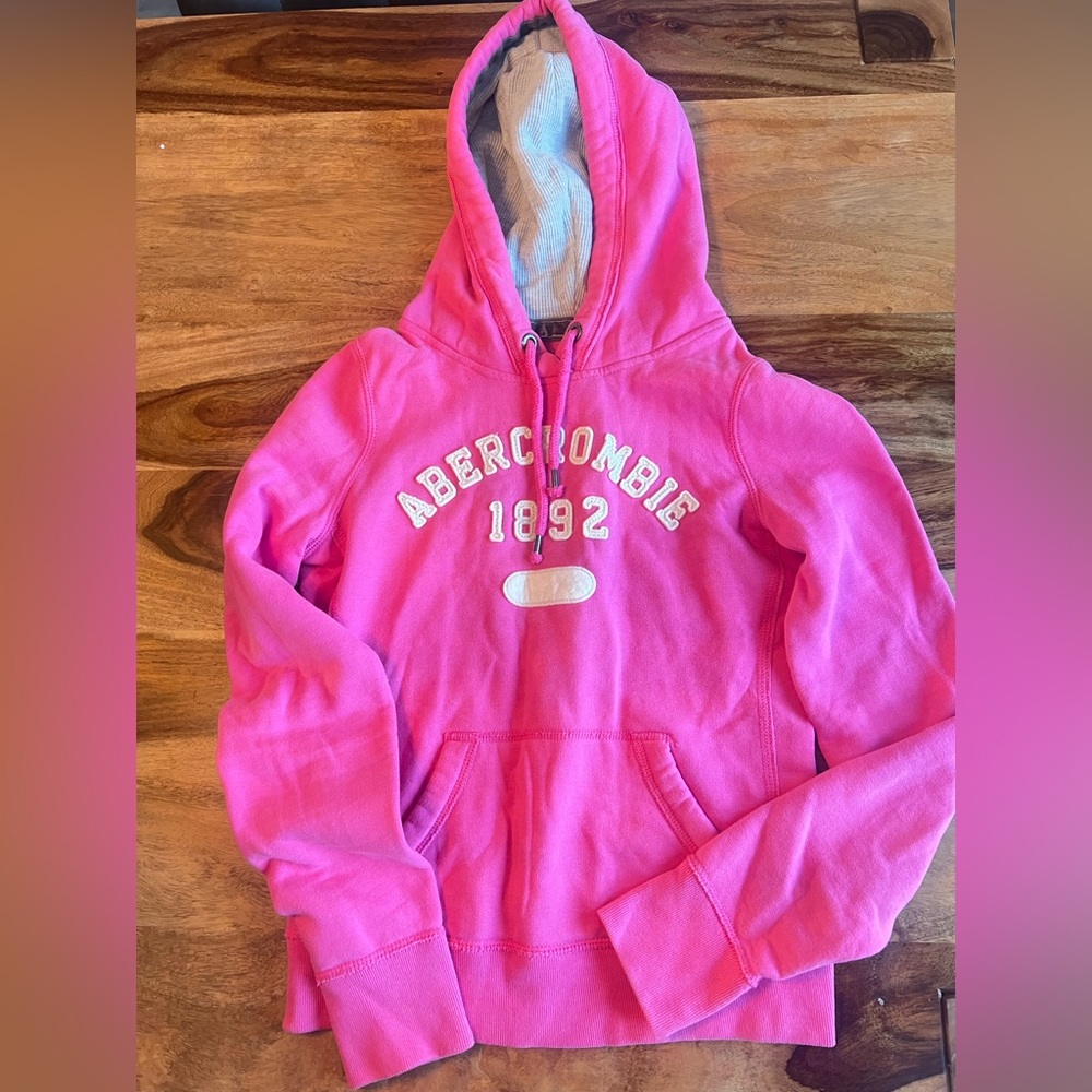 Abercrombie pink hoodie